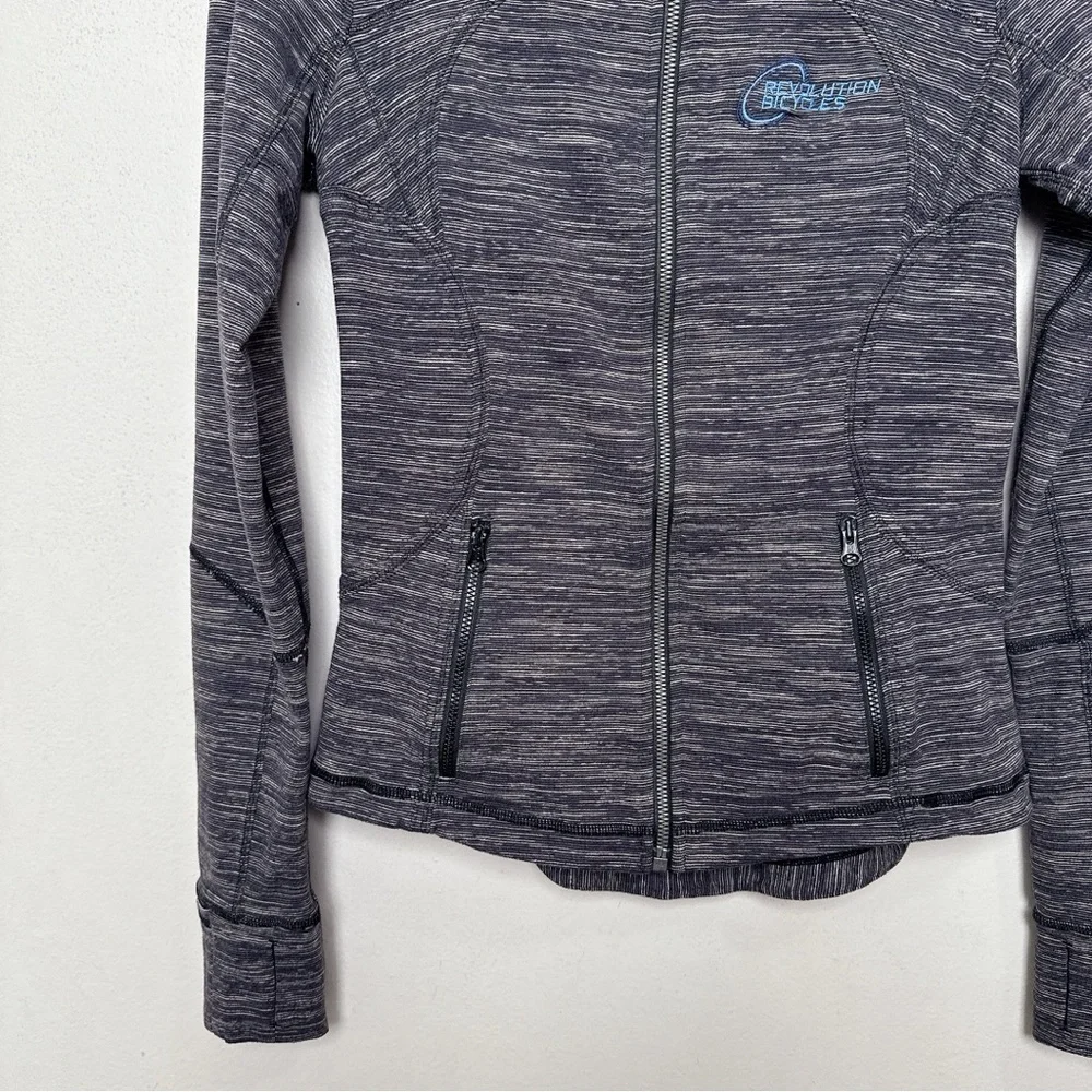Lululemon Womens 6 Space Dye Active Track Jacket